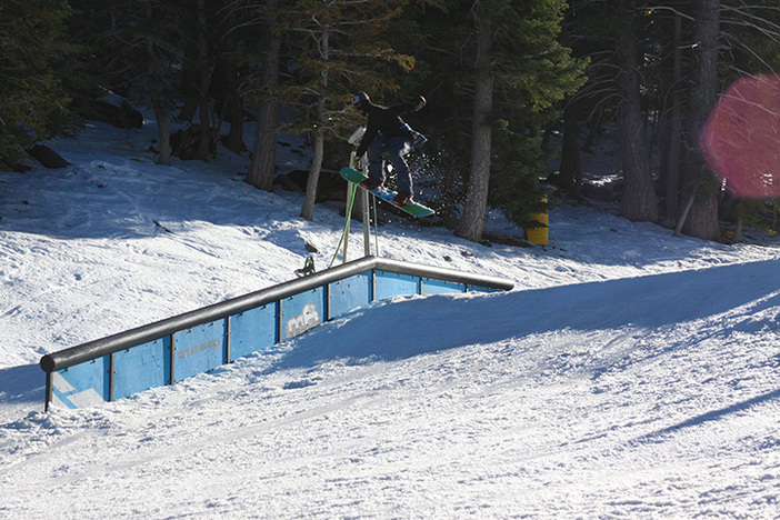 The park is on point right now. Gap to down rail on Lower Chisolm.