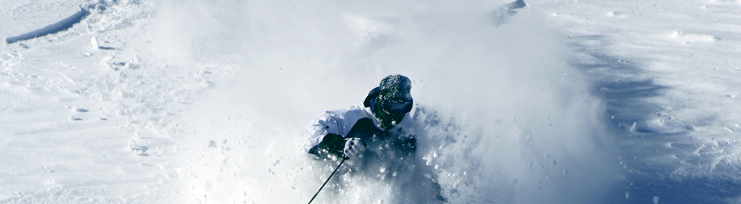 Whitefish Mountain Resort - Yeti's not thinking about golf yet. More pow!